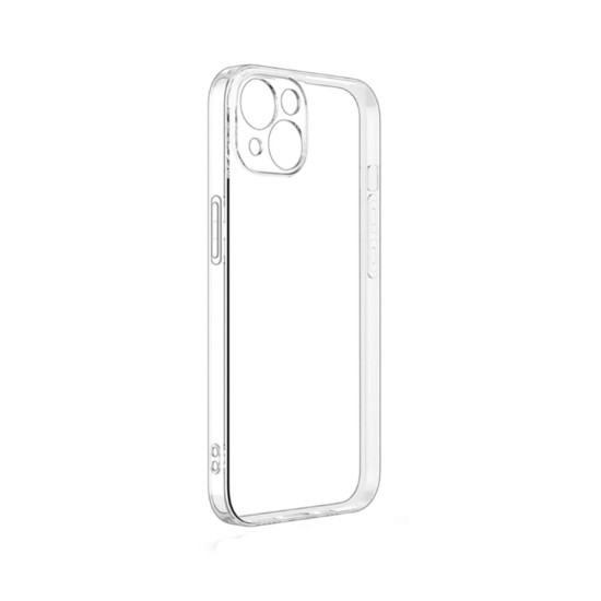 Capa de Silicone Macio com Moldura de Câmera para Apple iPhone 13 Transparente